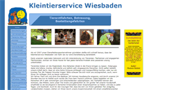 Desktop Screenshot of kleintierservice.com